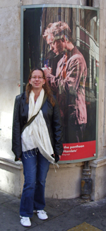 Me at Wynham's Theater