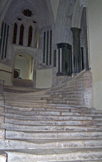 Wells Cathedral - Treppe zum Kapitelhaus